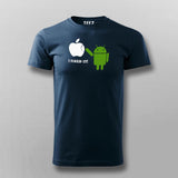 I Fixed It Android Fixes Apple Funny Tech T-Shirt India