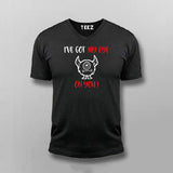 I GOT MY EYES ON YOU Funny V-neck T-shirt For Men Online India