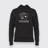 I Lost All My Money Poker Funny Hoodies For Women Online India