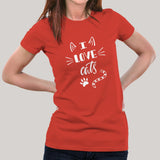 I Love Cats T-Shirt For Women