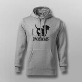 I Love Dachshunds Hoodies For Men