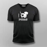 I Love Dachshunds T-Shirt For Men