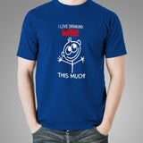 I Love Drinking Wine This Much T-Shirt For Men