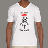 I Love Drinking Wine This Much T-Shirt For Men