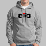 I Love My Boxer Men's Boxer Dog Hoodies