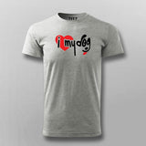 I Love My Dog T-Shirt For Men