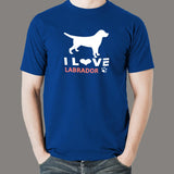 I Love Labrador T-Shirt For Men
