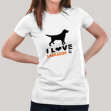 I Love Labrador T-Shirt For Women India