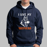 I Love My Shepherd Hoodies For Men