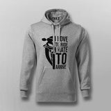 I Love To Ride I Hate To Arrive Motorcycle T-Shirt For Men