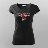 In Bed You Close Your Eyes And At Work Your Close Your Eyes Time Relating T-Shirt For Women Online Teez
