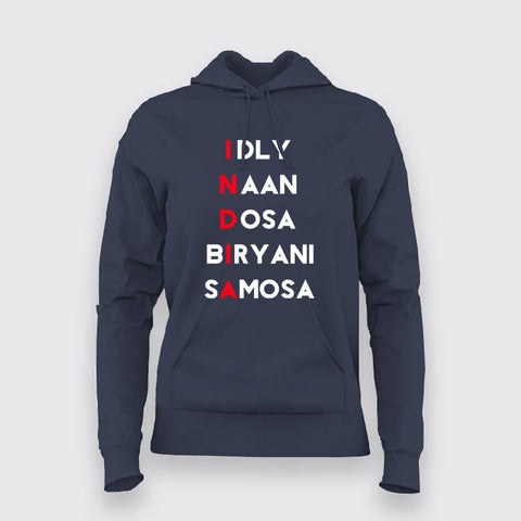 India Food Hoodies For Women Online India