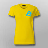 Internet Explorer - Morse Code logo T-Shirt For Women Online India