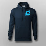 Internet Explorer - Morse Code logo Hoodies For Men