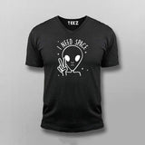I Need Space Funny Alien T-Shirt For Men