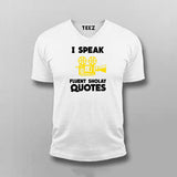 I Speak Fluent Sholay Quotes Funny T-shirt For Men
