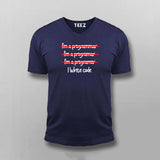 I'm a Programmar I'm a Programar I'm a Programer I write code Funny T-shirt For Men