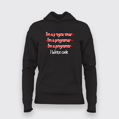 I'm a Programmar I'm a Programar I'm a Programer I write code Funny Hoodies For Men Online India