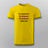 I'm a Programmar I'm a Programar I'm a Programer I write code Funny T-shirt For Men Online India
