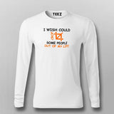 I Wise Could Crop Some People Out Of My Life T-Shirt For Men