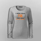 I Wise Could Crop Some People Out Of My Life T-Shirt For Women