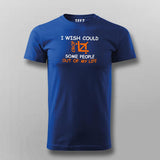 I Wise Could Crop Some People Out Of My Life T-Shirt For Men