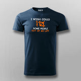 I Wise Could Crop Some People Out Of My Life T-Shirt For Men