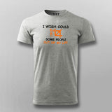 I Wise Could Crop Some People Out Of My Life T-Shirt For Men