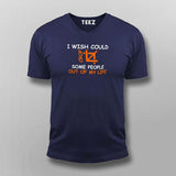I Wise Could Crop Some People Out Of My Life T-Shirt For Men