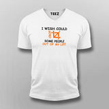 I Wise Could Crop Some People Out Of My Life T-Shirt For Men