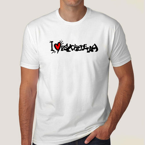 I Love Psychedelia Men's Psychedelic Pot T-shirt