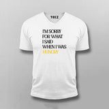 Hungry Apology Men's Funny Cotton Tee