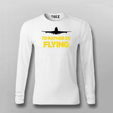 I'D RATHER BE FLYING TRAVELLING T-shirt For Men