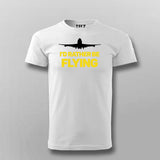 I'D RATHER BE FLYING TRAVELLING T-shirt For Men Online Teez