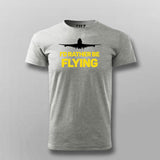 I'D RATHER BE FLYING TRAVELLING T-shirt For Men