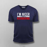 I'm Nicer After Kickboxing T-shirt For Men