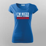 I'm Nicer After Kickboxing T-Shirt For Women