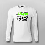 I'm A Social Vegan I Avoid Meet Funny Introvert T-shirts For Men