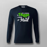 I'm A Social Vegan I Avoid Meet Funny Introvert T-shirts For Men