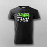 I'm A Social Vegan I Avoid Meet Funny Introvert T-shirts For Men