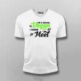 I'm A Social Vegan I Avoid Meet Funny Introvert T-shirts For Men