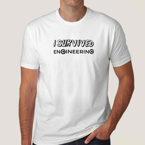 I survived Engineering Men's T-shirt