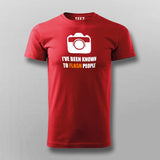 I've Been Known To Flash People Funny Photography T-Shirt For Men