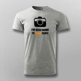 I've Been Known To Flash People Funny Photography T-Shirt For Men