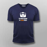 I've Been Known To Flash People Funny Photography T-Shirt For Men