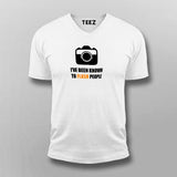 I've Been Known To Flash People Funny Photography T-Shirt For Men