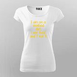 I Am On Seafood Diet Funny T-Shirt For Women