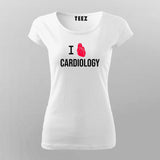 Heartfelt 'I Love Cardiology' T-Shirt | Perfect for Cardiologists
