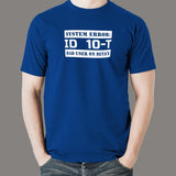 Funny ID10T Error Tee – For Tech Troubleshooters