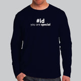 you Are Special #id Men's Full Sleeve For Men India